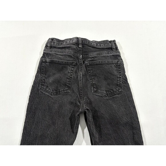 REFORMATION Liza Ultra High Rise Jeans Womens Black Straight Leg Stretch Sz 25 - Picture 11 of 11
